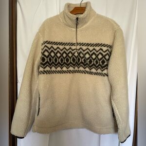 Banana Republic Women’s Sherpa Fleece Sweater – Size Medium